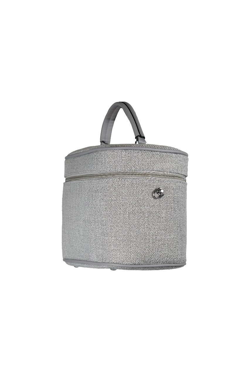 Gray Makeup Bag