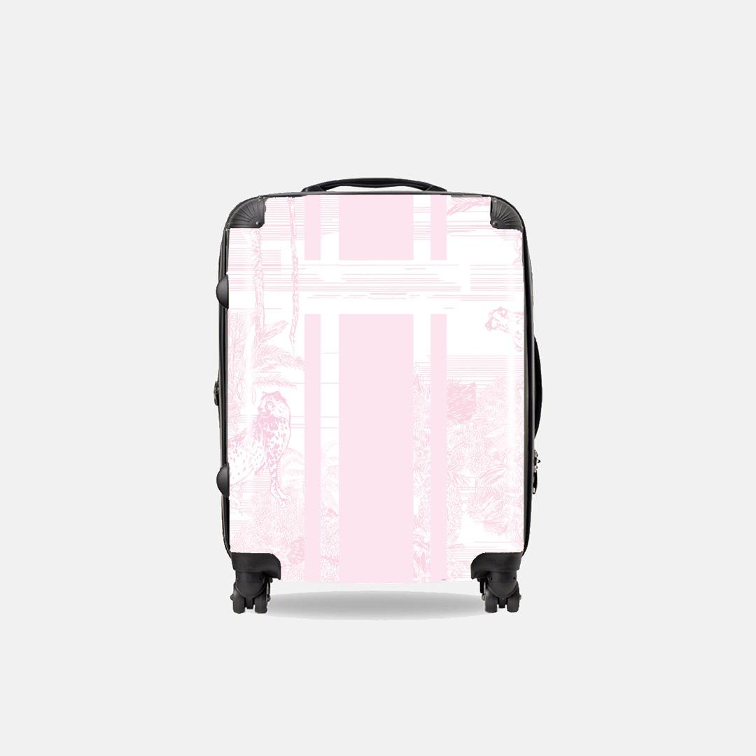 Pink Tropical Luggage