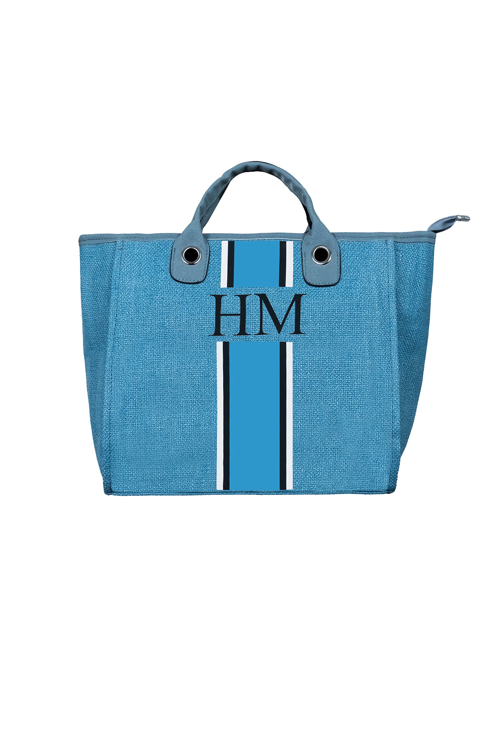 Blue Medium Tote Bag