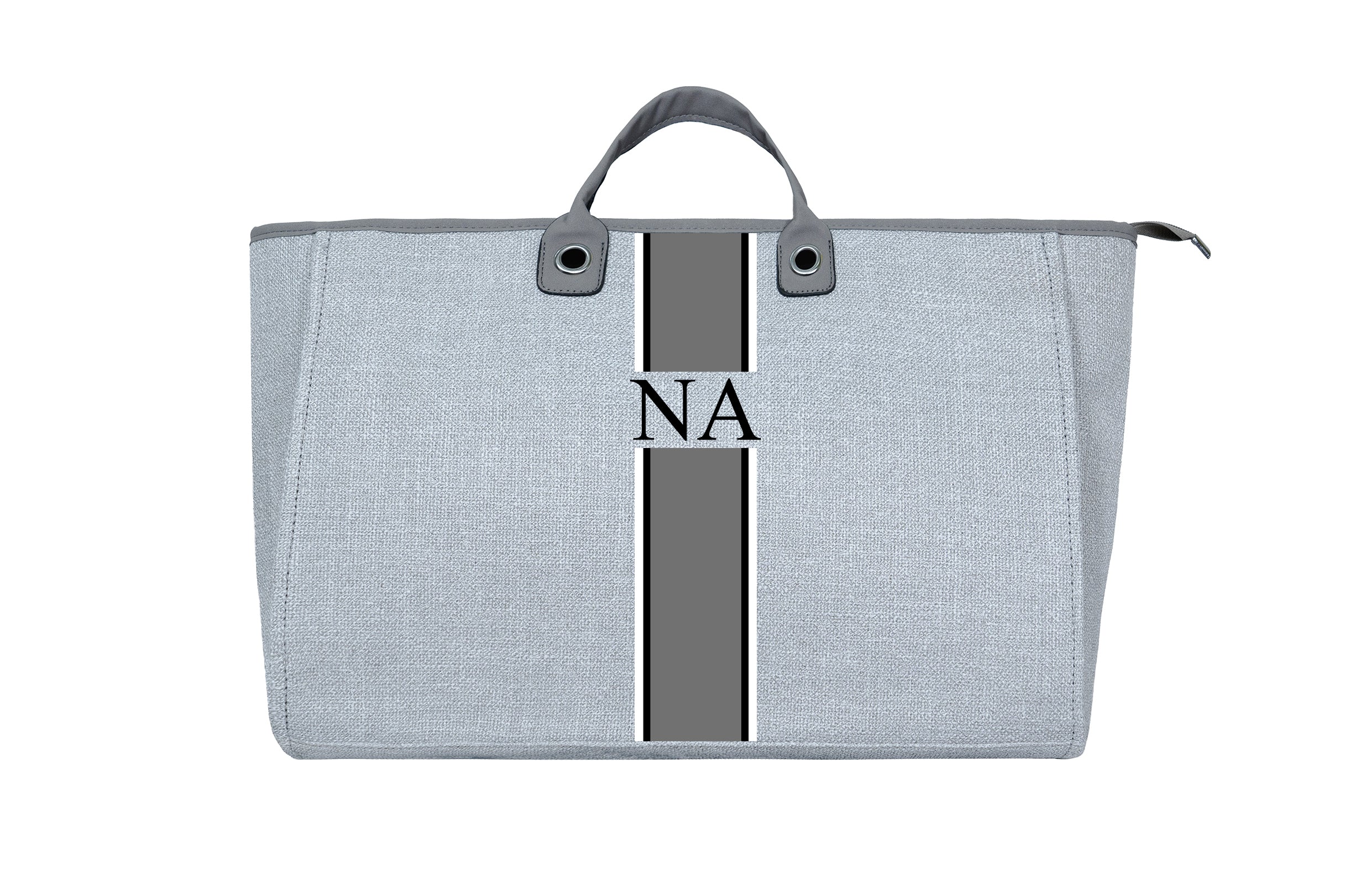 Gray Jumbo Tote Bag