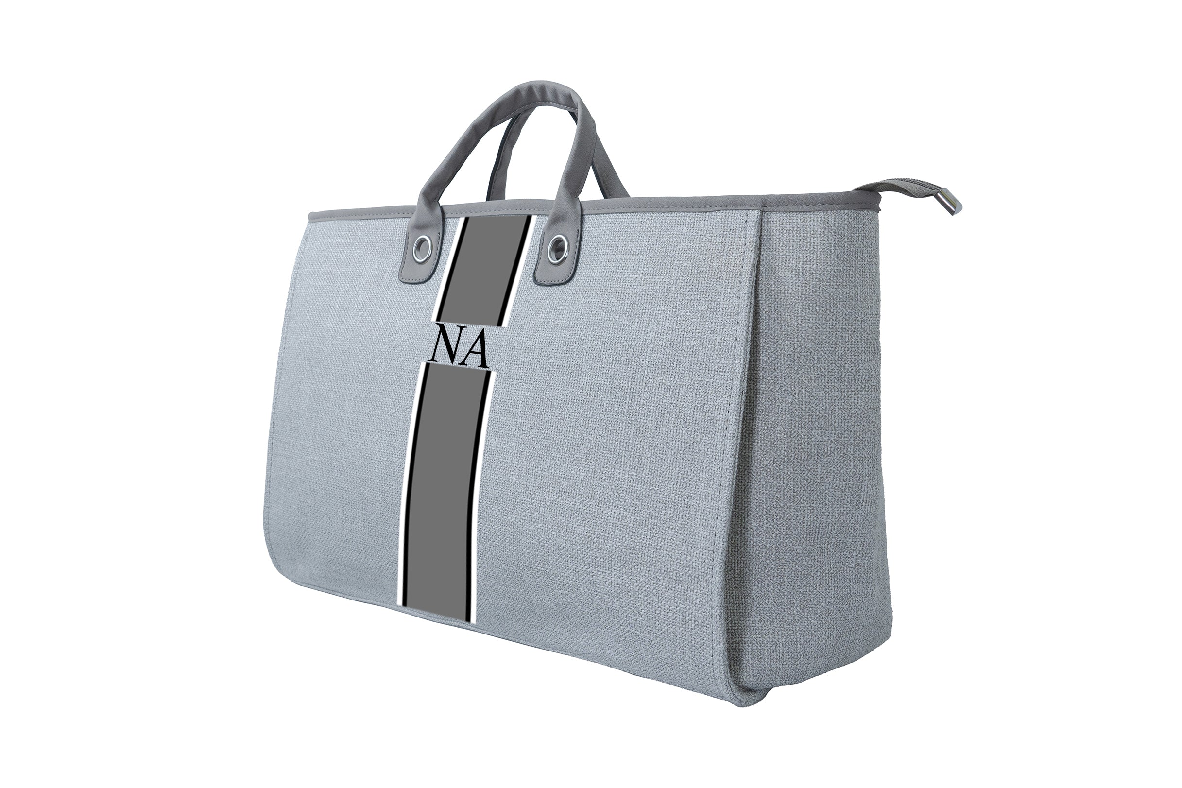 Gray Jumbo Tote Bag