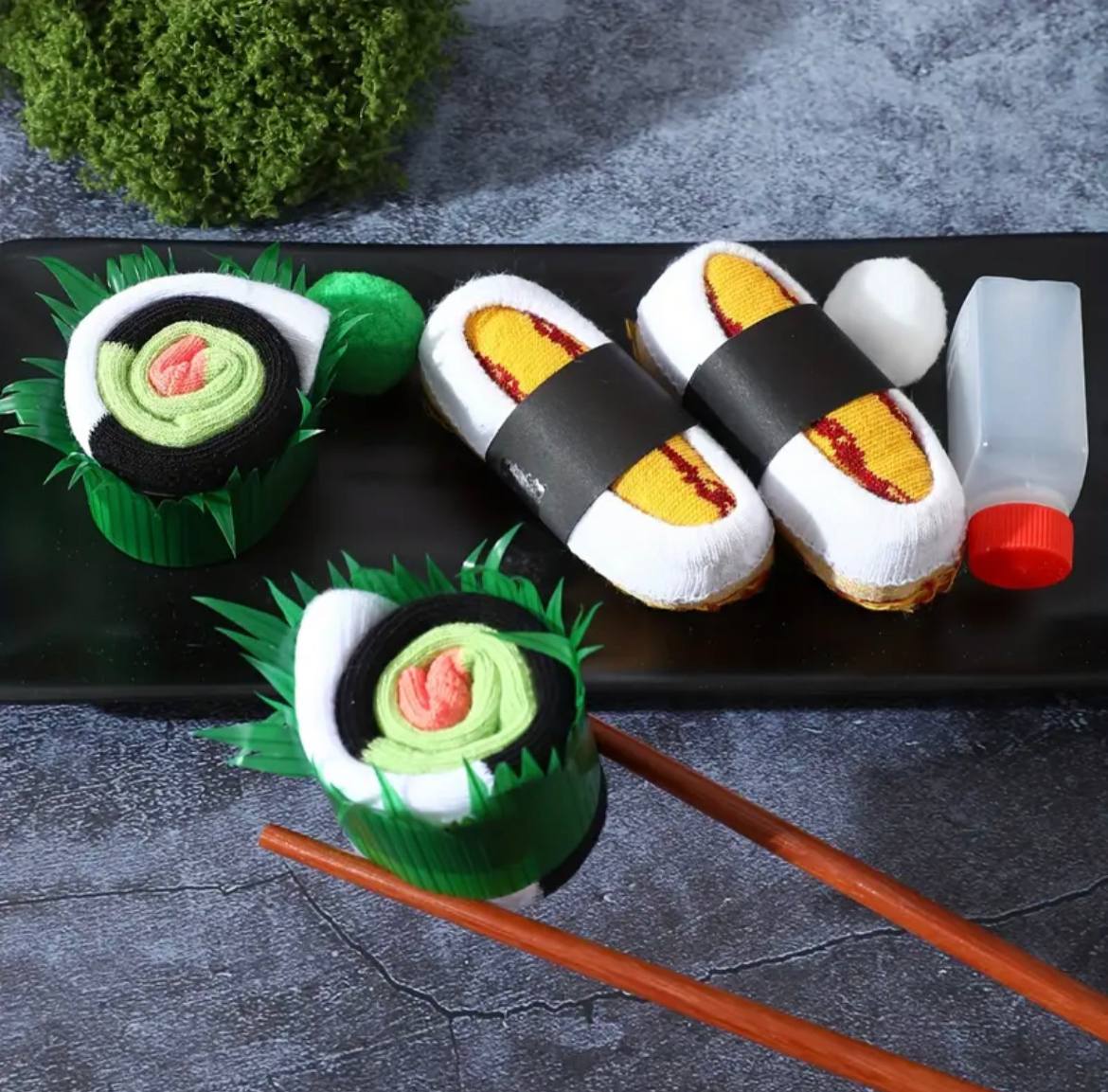 Sushi Pattern Socks