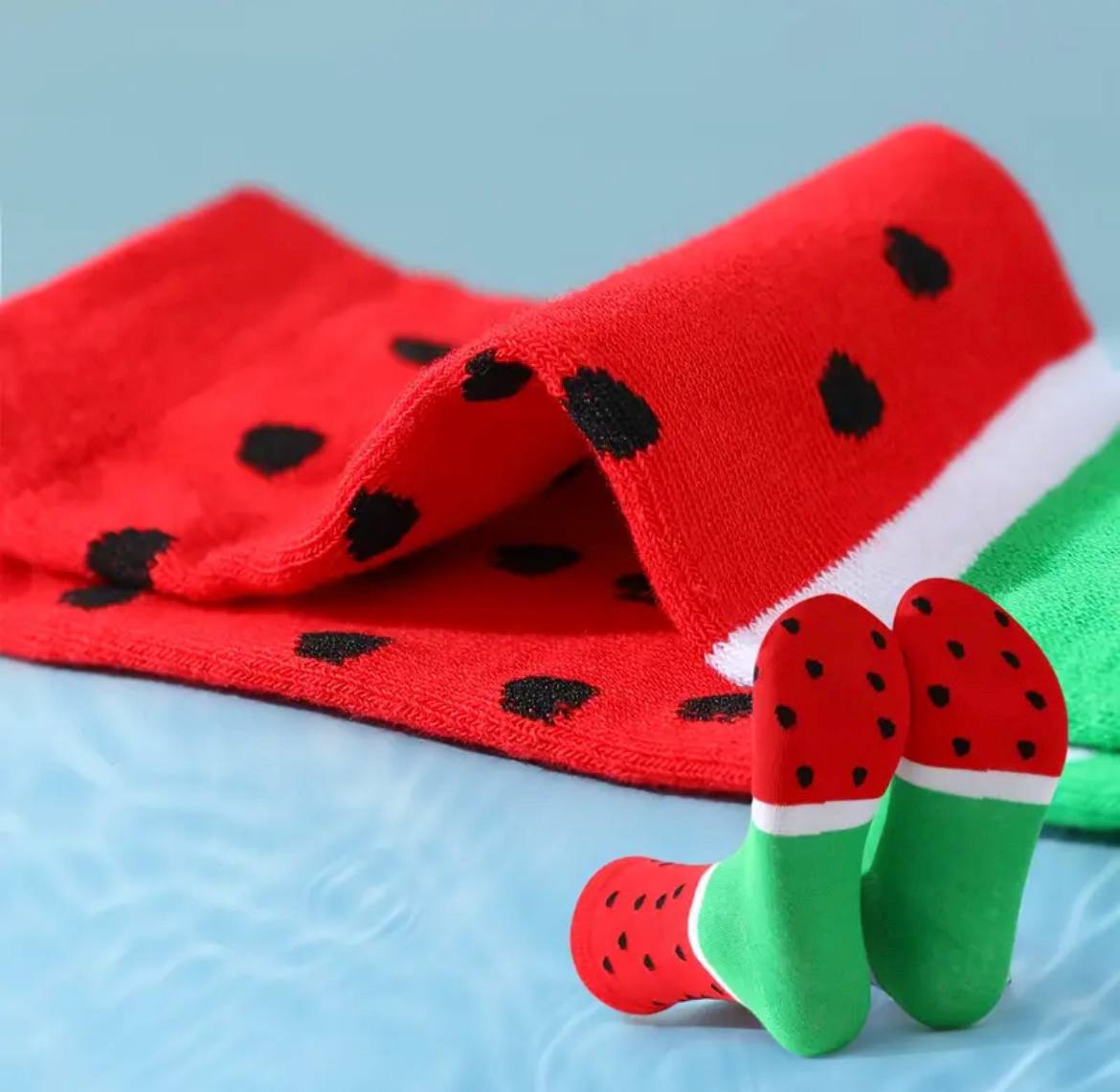 Watermelon Ice Cream Socks