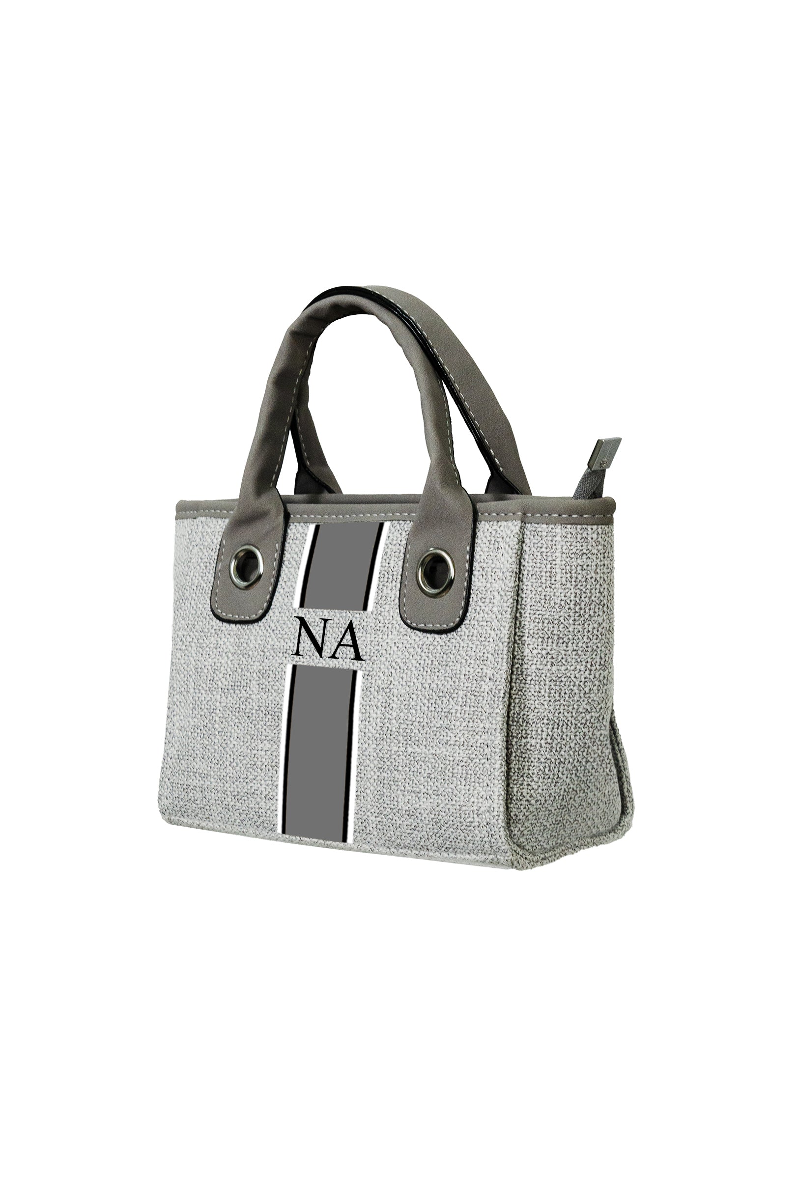 Gray Mini Tote Bag