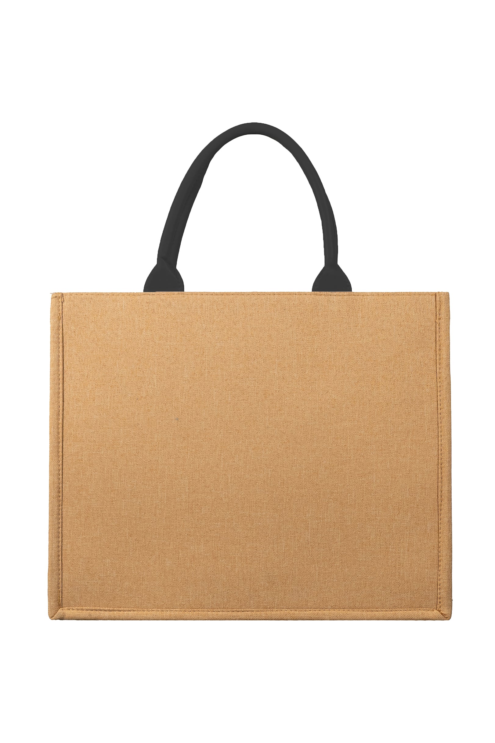 Beach & Shopper with Black Leather Handles