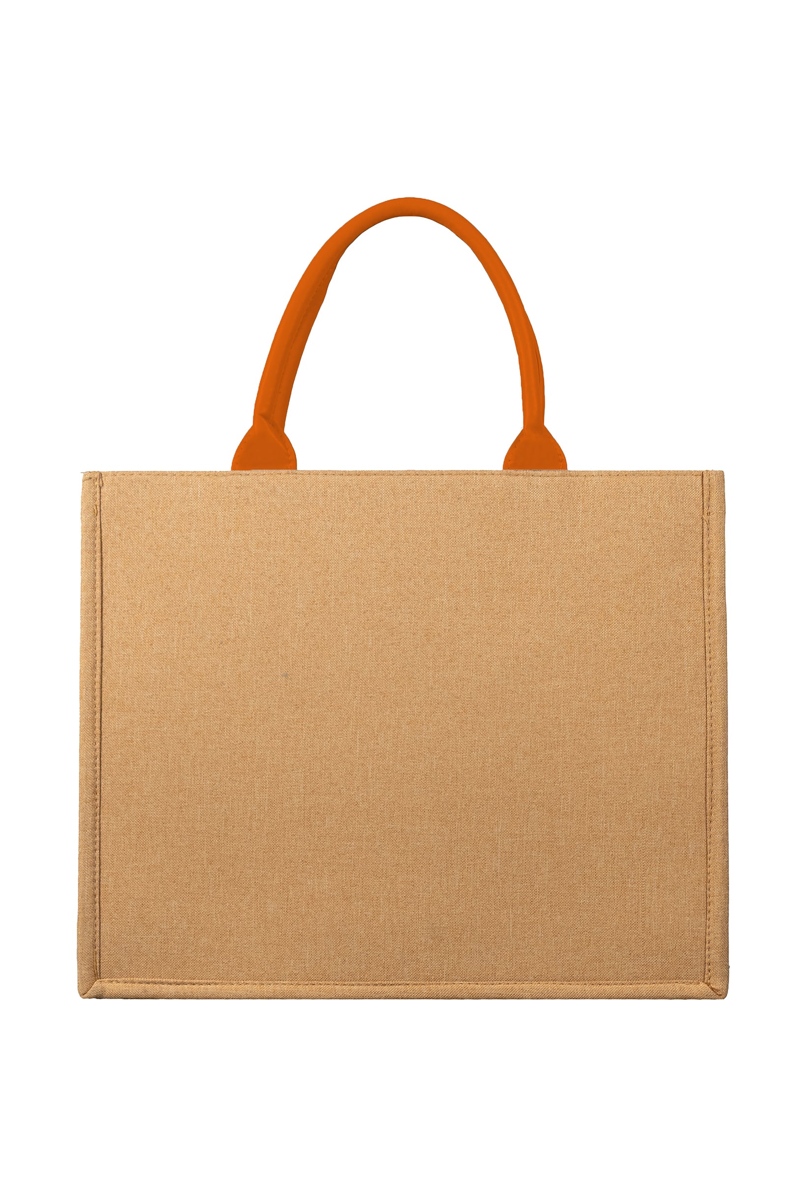 Beach & Shopper with Brown Leather Handles