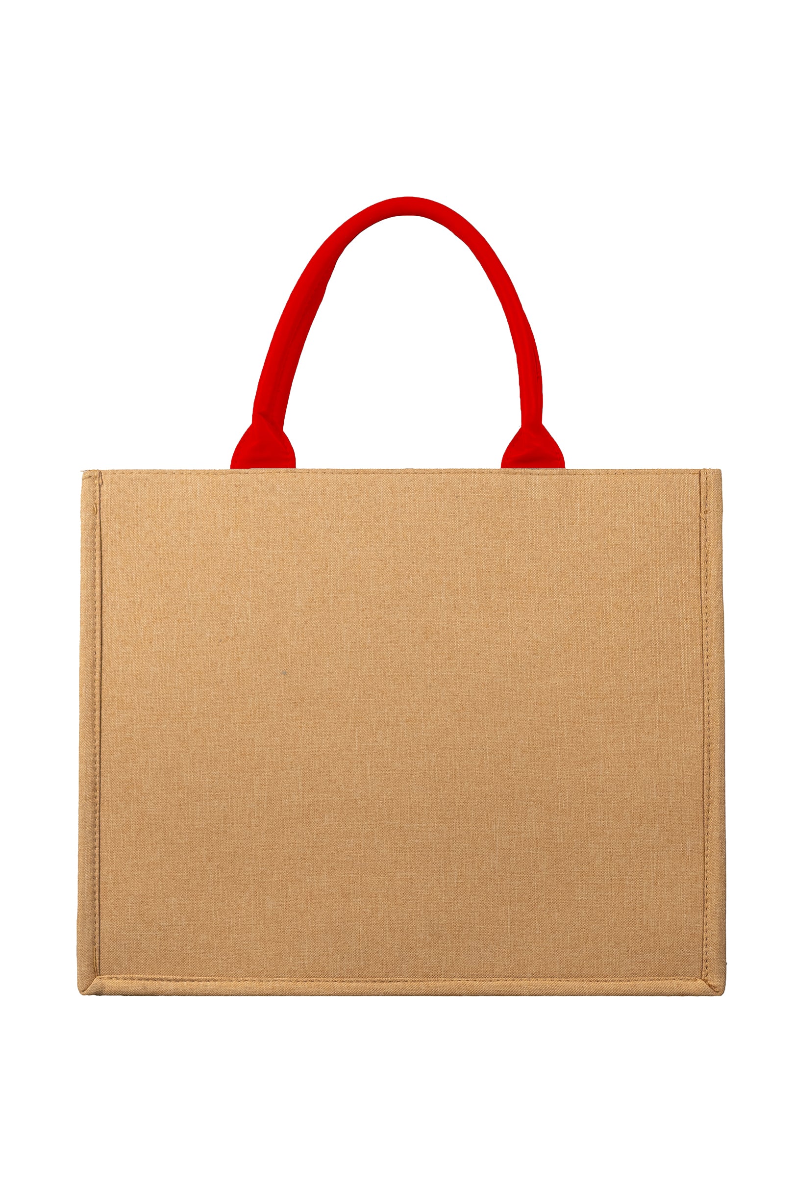 Beach & Shopper with Red Leather Handles